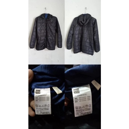 Puffer jacket gu Uniqlo