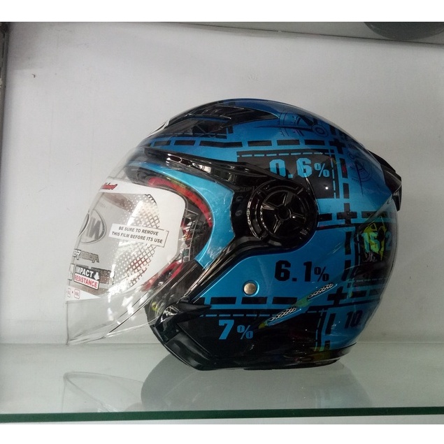 HELM NHK GLADIATOR DRC BLUE  ORIGINAL