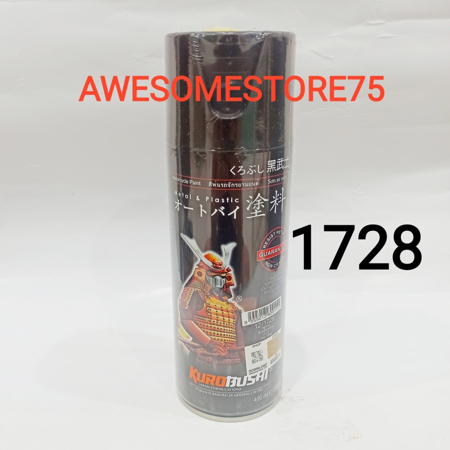 SAMURAI 1728 YELLOW Kuning Cat Semprot Pilox Pylox