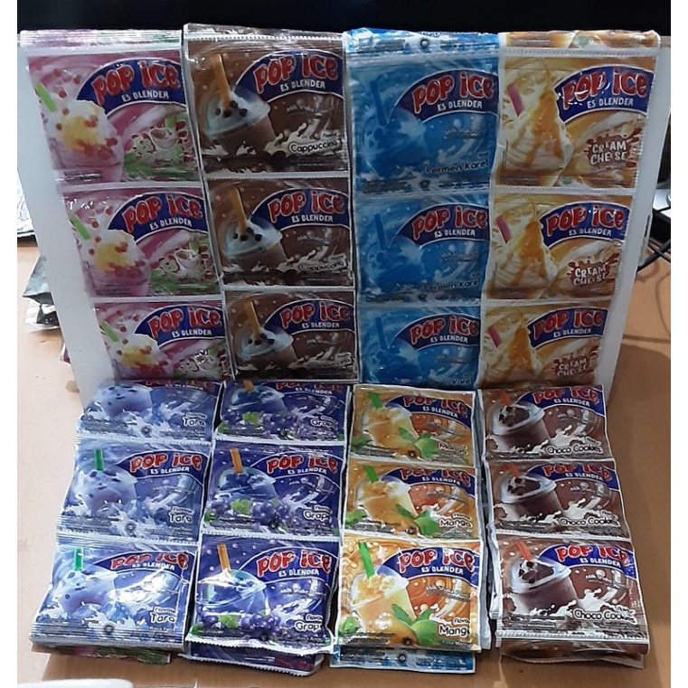 

POP ICE / POPICE BLENDER ALL VARIAN RASA 25g isi 10 sachet