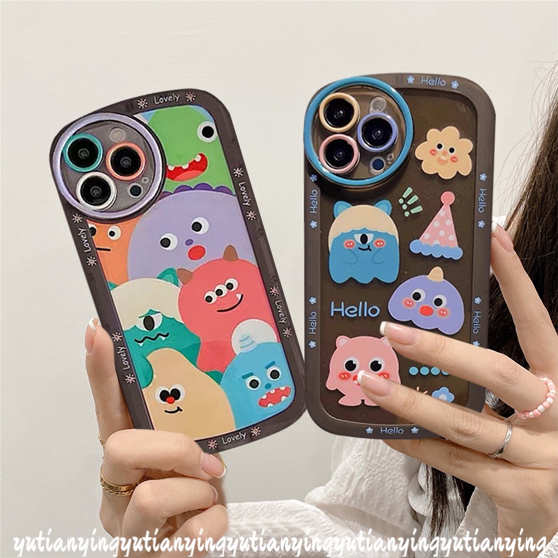 Soft Case TPU Motif Graffiti Monster Untuk Oppo A96 A95 A76 A5s A3s A54 A74 A15 A12 A16 A5 A9 2020 A11 A32 A11K A35 A53 A33 2020 A7 A36 A16 A12