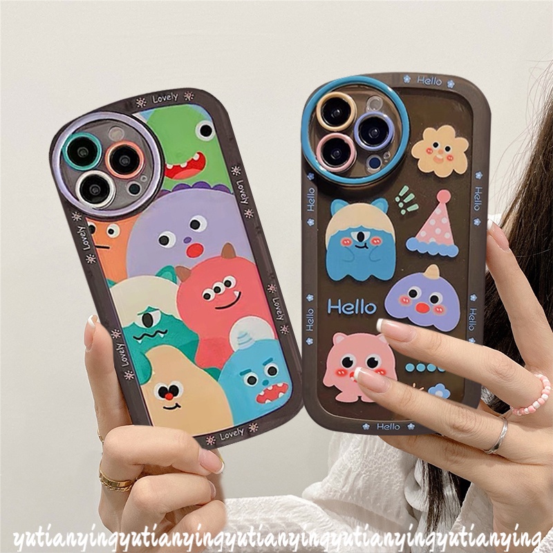 Soft Case Tpu Motif Kartun Monster Untuk Realme 9i C25Y C25s C31 C11 2021 C15 C35 5 6i C21Y 5s 5i C1 C25 C20 C20A C12