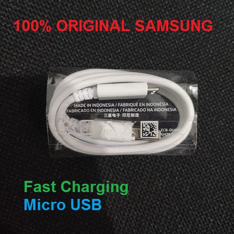 SAMSUNG Kabel Data Cable Micro USB 80CM Original Fast Charging