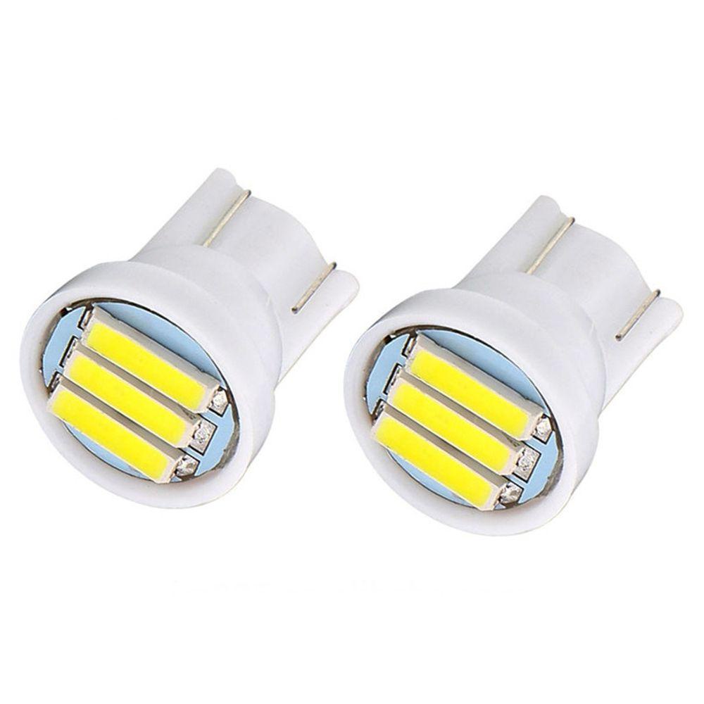 Populer 10Pcs Lampu Plat Nomor 10Pcs Super Terang 12V 7020 3SMD LED Dome Map