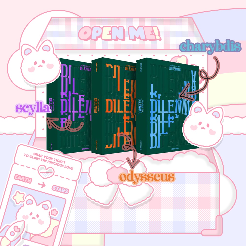 READY STOCK ALBUM ENHYPEN DIMENSION : DILEMMA SEALED OFFICIAL