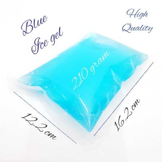 400 GRAM  Blue ice gel 400 gram  /  BLUE ICE GEL 400 GRAM / ICE GEL.BIRU/ice gel ice pack biru blue / ice gel pendingin makanan  ice pack gel pendingin