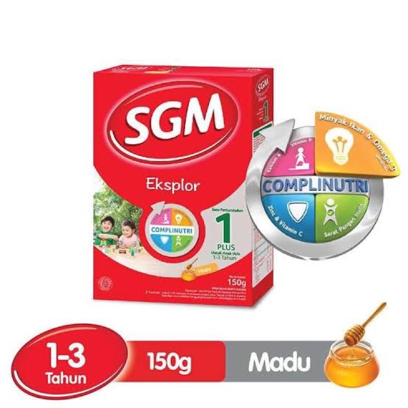 SGM 1+ / 3+ 150 gram Madu/ Vanila
