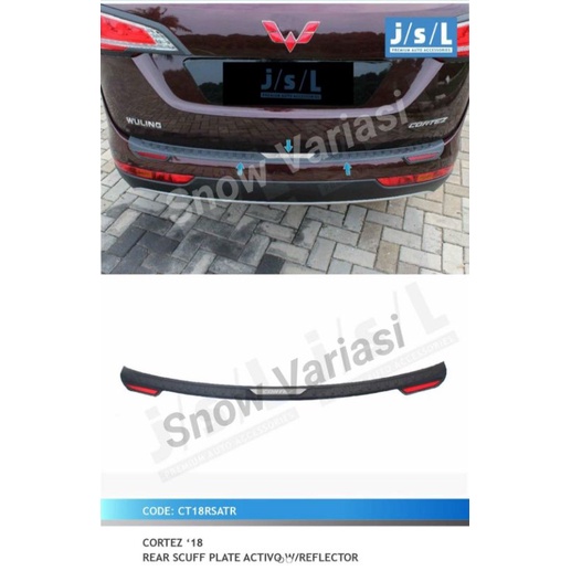 JSL Sillplate Belakang Wuling Cortez Model Activo with Reflector