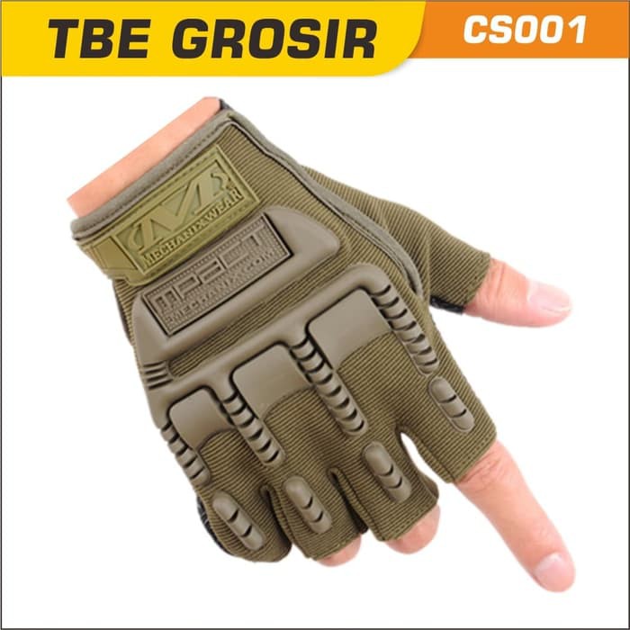 SARUNG TANGAN TACTICAL ARMY HALF FINGER