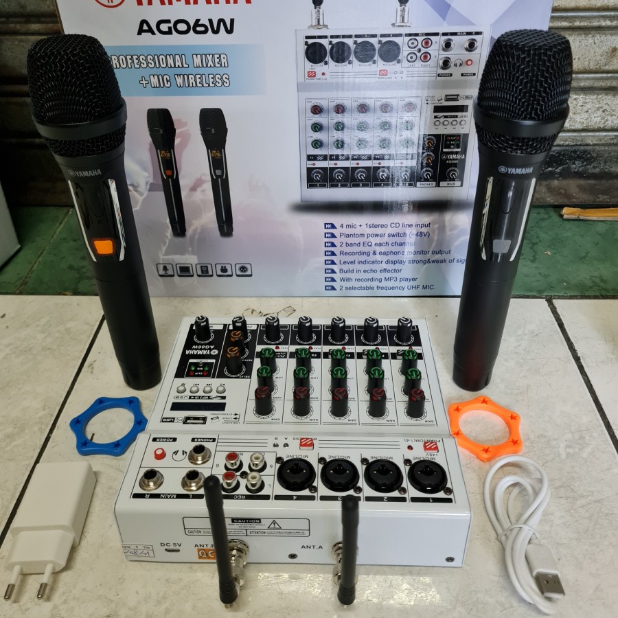 yamaha ag06w ag 06w ag 06 w 6CH free 2bh mic wireless usb bluetooth