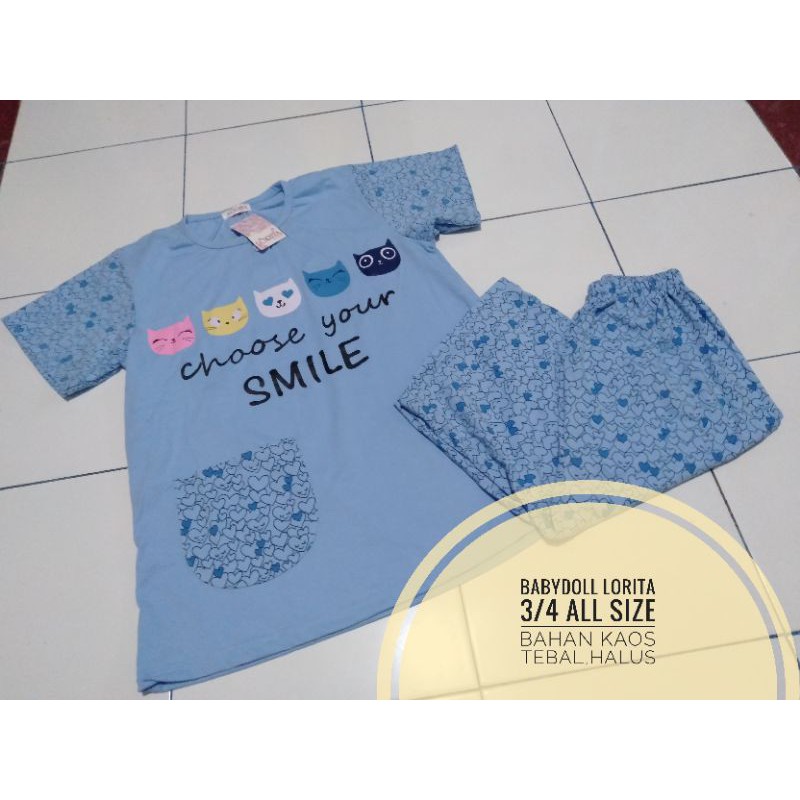 babydoll Lorita all size dewasa