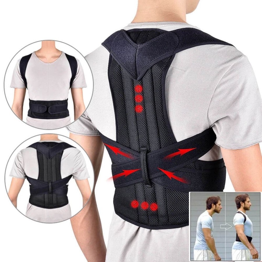 BACK PAIN Posture Corrector Penyangga Tulang Belakang Penegak Punggung