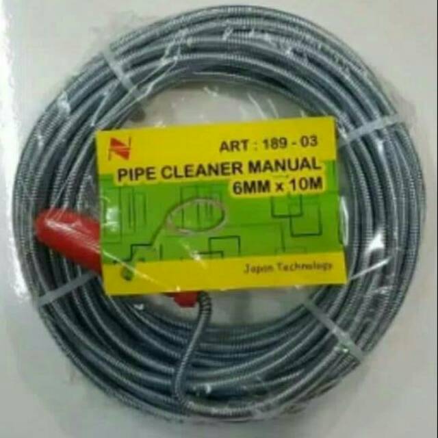 Kawat alat pembersih pipa mampet tersumbat 10 meter nankai - pipa cleaner 10 meter nankai
