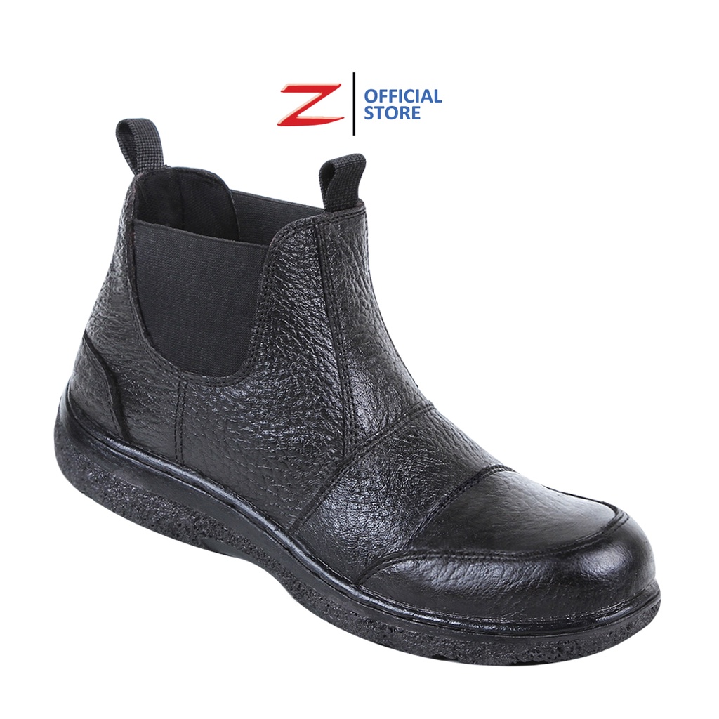 Zeintin - Sepatu Safety Pria Boot Ujung Besi Cocok Dipakai Kerja Lapangan Outdoor Proyek Hiking Mendaki Gunung Sefty Shoes SD