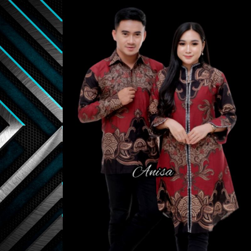 Bisa COD batik Couple | Batik Couple Modern | Baju Batik Couple Seragam Kerja Kantor Murah Original