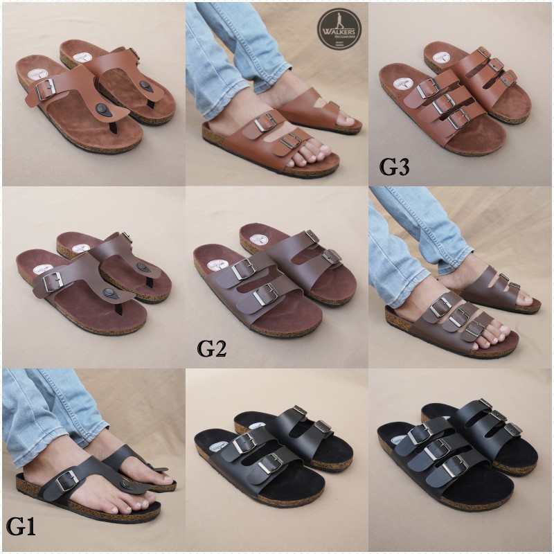 Sandal Pria TERLARIS Sandal Gesper Walkers Original Sendal Pria Murah bisa bayar di tempat