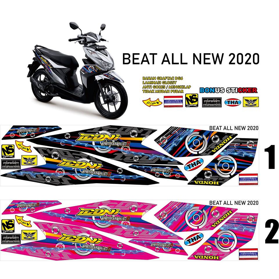 STRIPING MOTHAI ALL NEW BEAT 2020 ICON THAILOOK