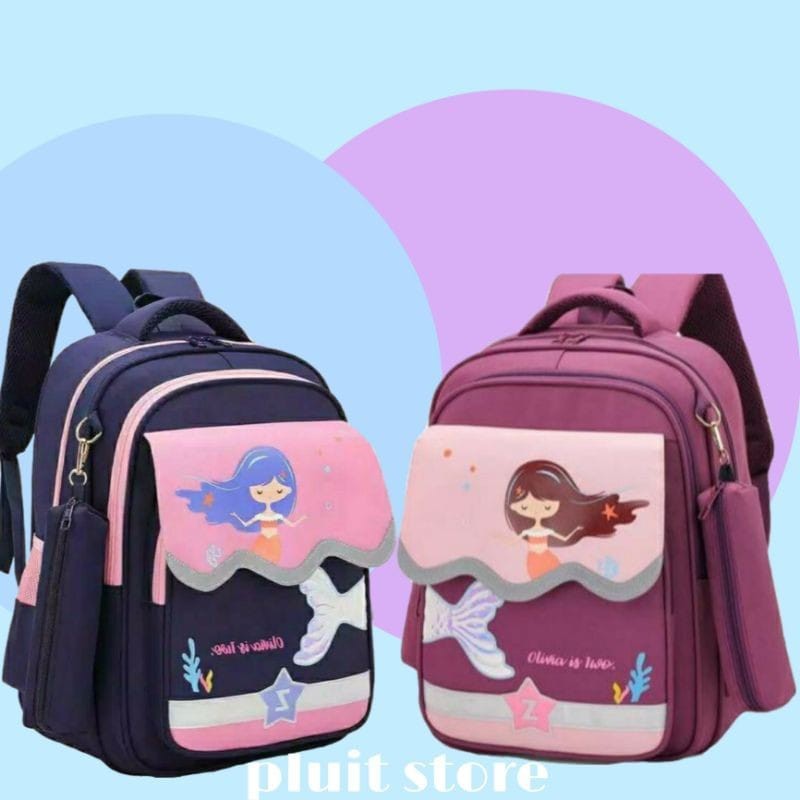 Tas sekolah anak perempuan TK SD tas sekolah Fashion Anak Ransel Anak karakter putri /Tas Ransel Sekolah/Tas Anak Perempuan