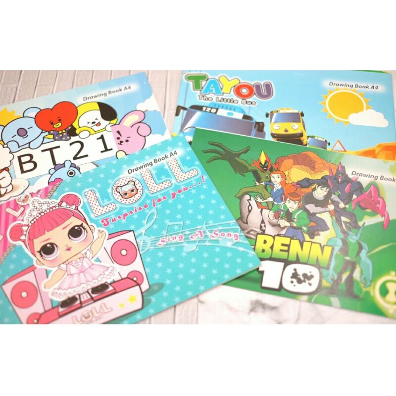 

Buku gambar A4 kerakter