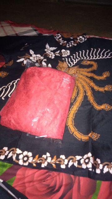 Cp Gamis Batik 2733 - Couple Gamis Brokat Sawunggaling Tersedia Ukuran S,m,l,xl,xxl&xxxl