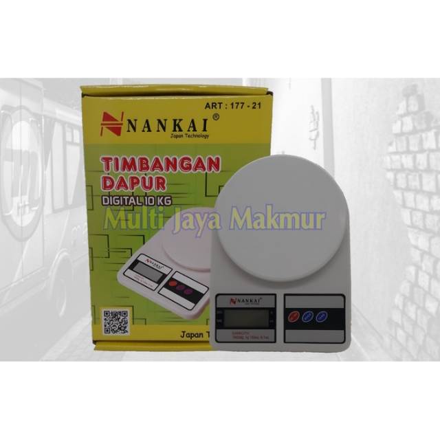 TIMBANGAN DAPUR DIGITAL 10KG/ 10KG SF 400 NANKAI