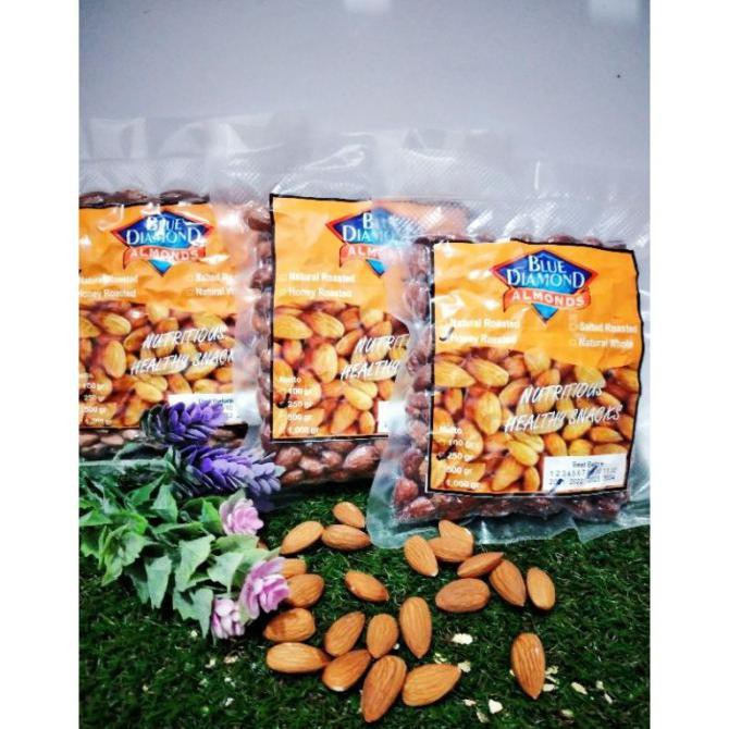 

Ki716 Kacang Almond Panggang Kupas 1 Kg Blue Diamond Natural Asin Mani Bibisale318