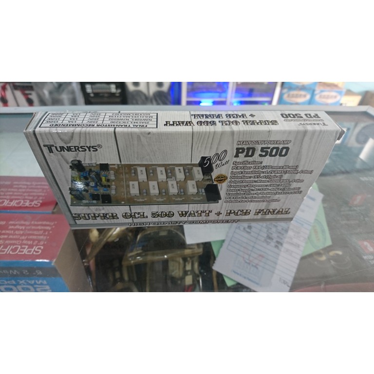 POWER DRIVER KIT SOCL 504 PLUS PCB TR Final 4 set 500W by TUNERSYS