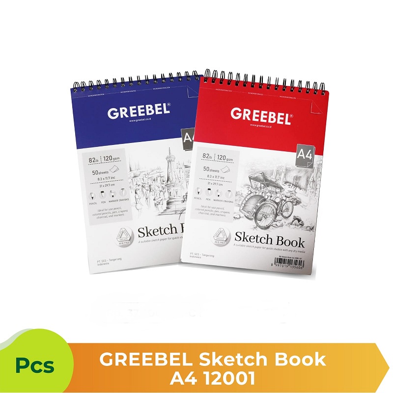 

Greebel Spiral Sketch Book A4 / Sketchbook 12001