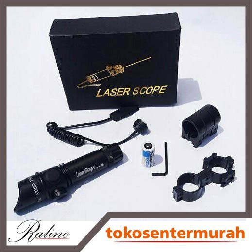 Laser Scope Green Dot Senapan nyala Hijau