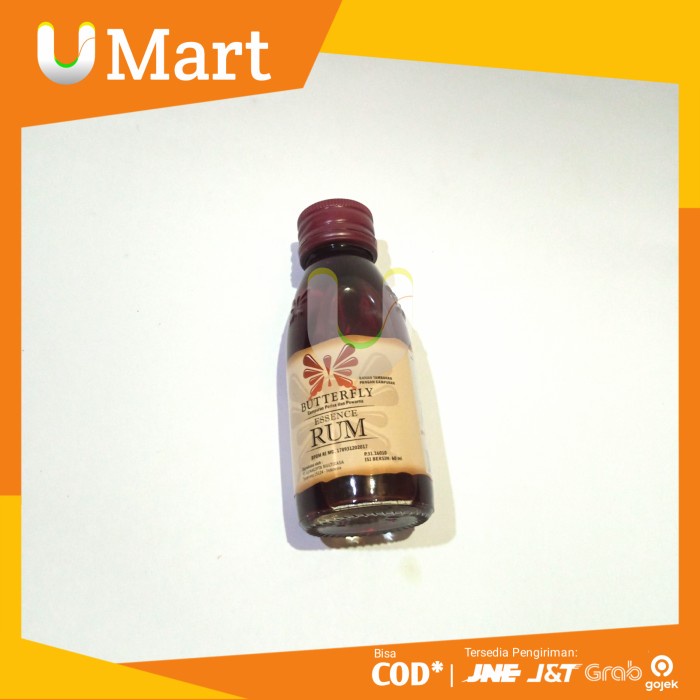 

U Mart - Rum Butterfly Essence 60ml Rum Koepoe Botol Kecil Kupu kupu