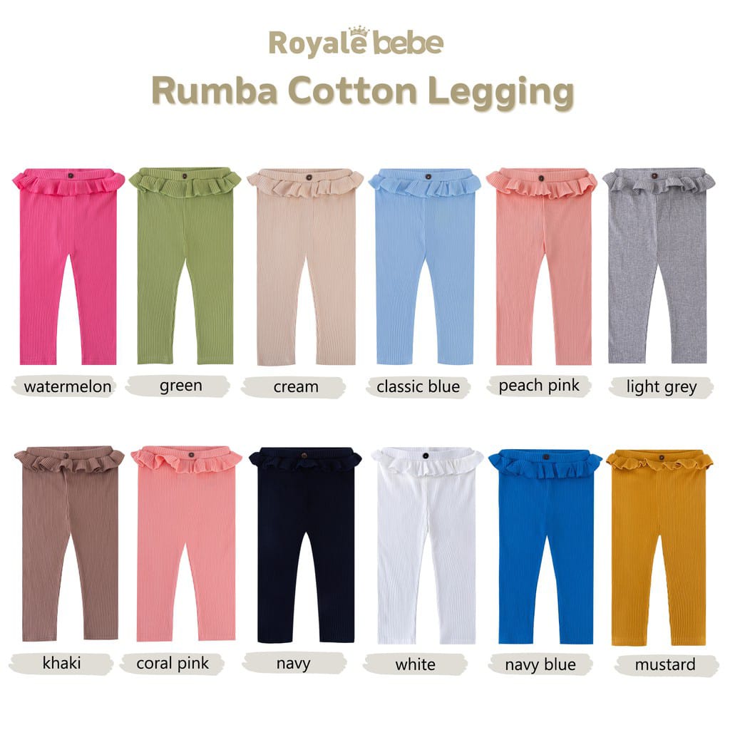 Royalle Bebe legging rumba earth / celana legging / celana lejings