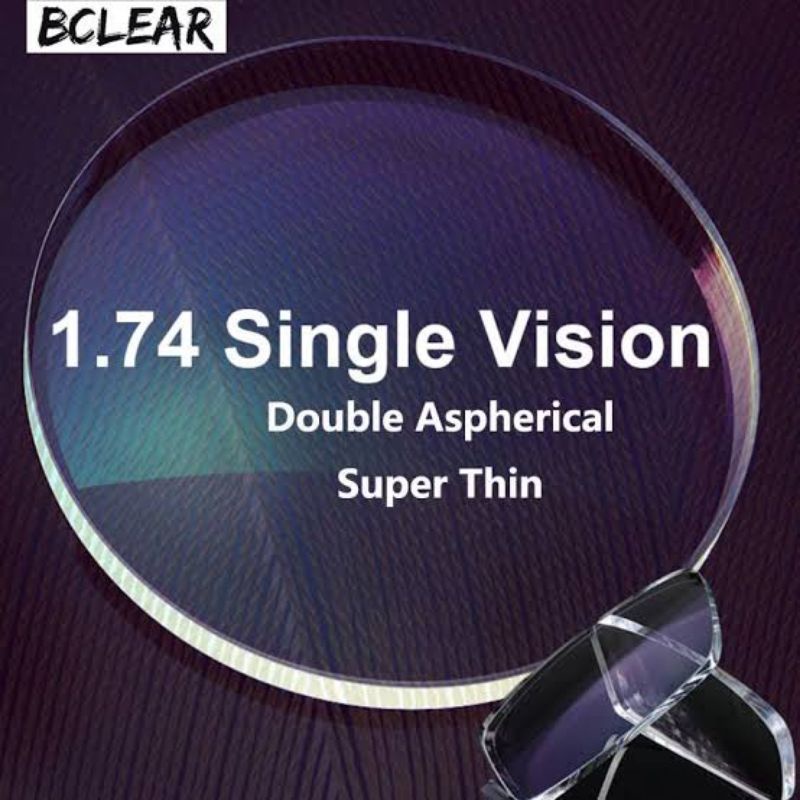 LENSA HI INDEX 1.74 PALING TIPIS 50% DAS (Double Aspheric)