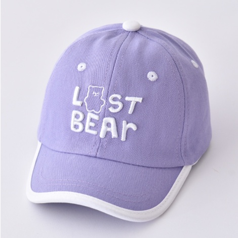 JUNE_COLLECTIONS TOPI BASEBALL ANAK - FASHION HAT KIDS MOTIF BORDIR TULISAN LAST BEAR BERUANG MODEL WARNA #TP01 LASTBEAR