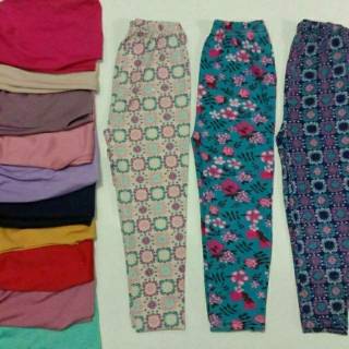 Legging anak 5-6thn Size xl,leging murah leging polos