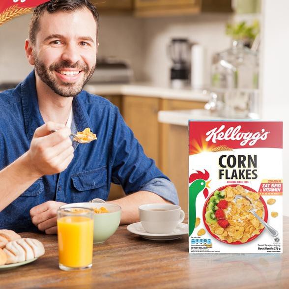 

[KODE BARANG 48] Kelloggs Corn Flakes 500 gr TERLARIS!!!
