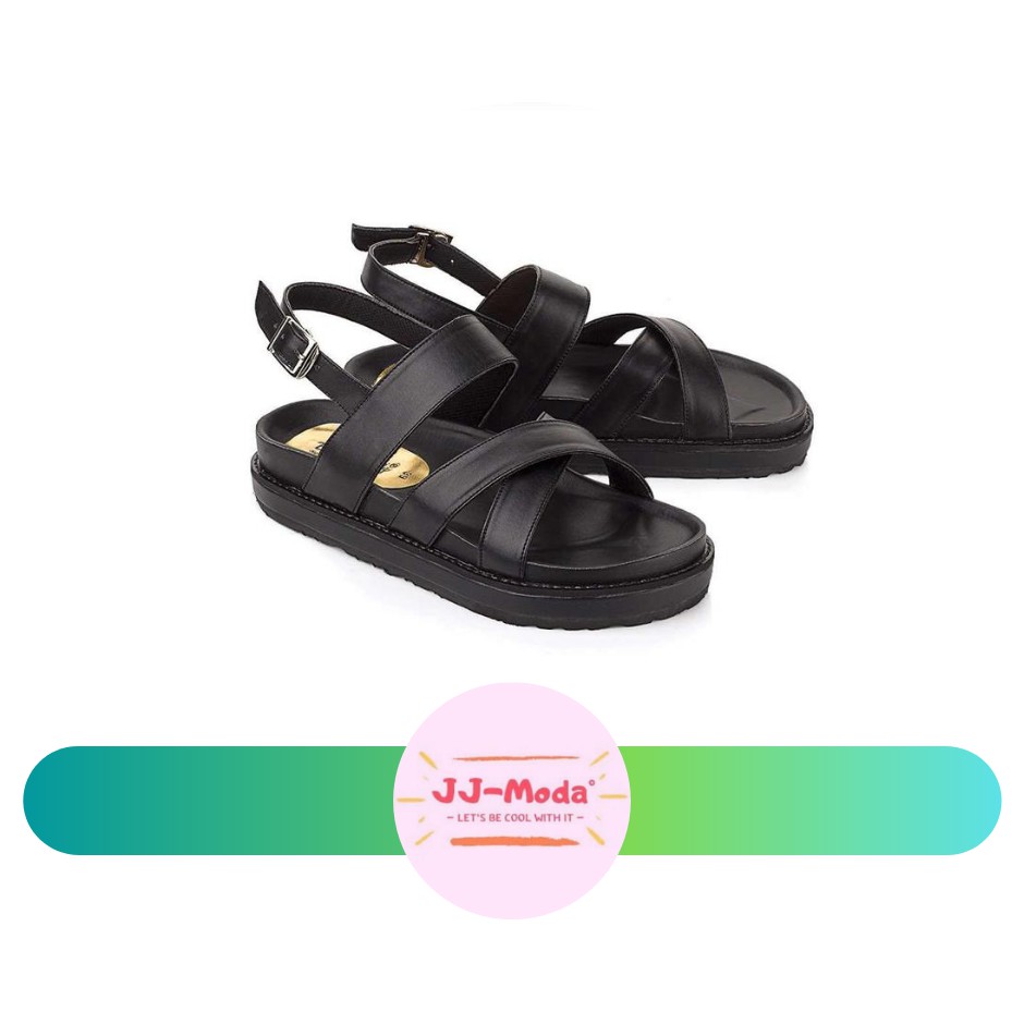 SEPATU SANDAL BLACKKELLY - Sepatu Sandal Wanita Murah Berkualitas - Warna Hitam - Uk.36~40