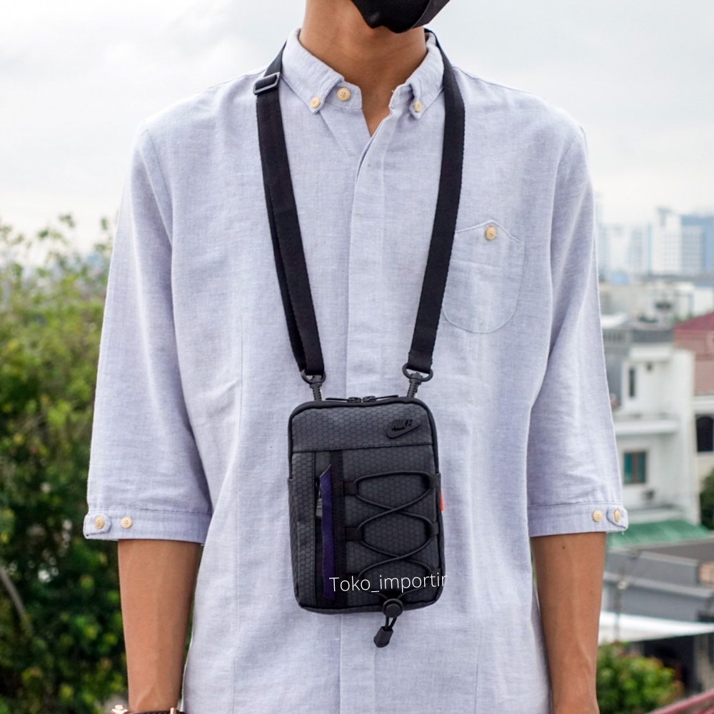 Tas Slingbag Nike Mini Waterproof Tas Selempang Pria Unisex Mirror Original
