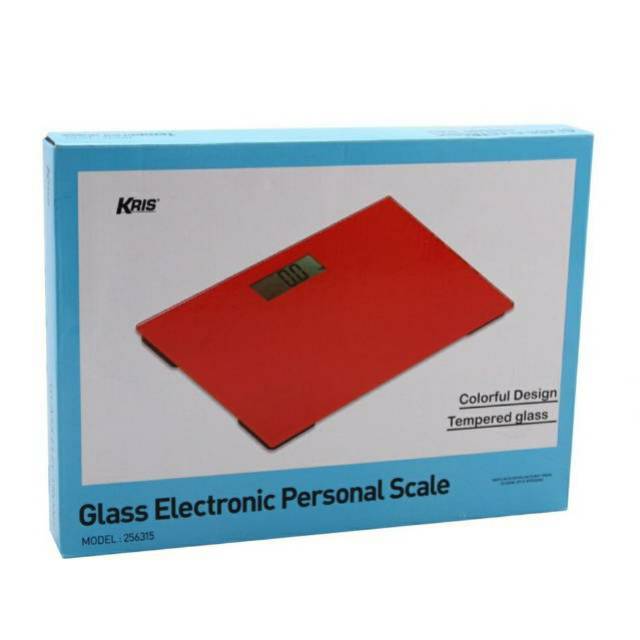 BERGARANSI KRISS TIMBANGAN BADAN DIGITAL kaca temper krisbow kris 180 kg