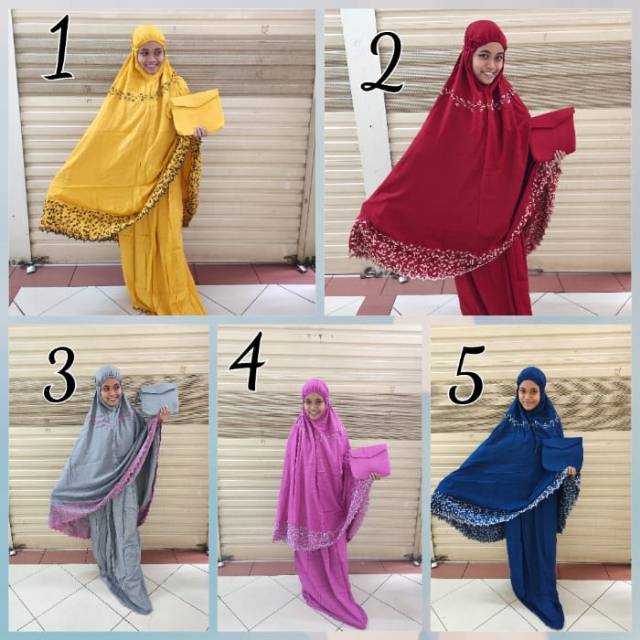 MUKENA CENTINY KATUN RAYON BORDIER