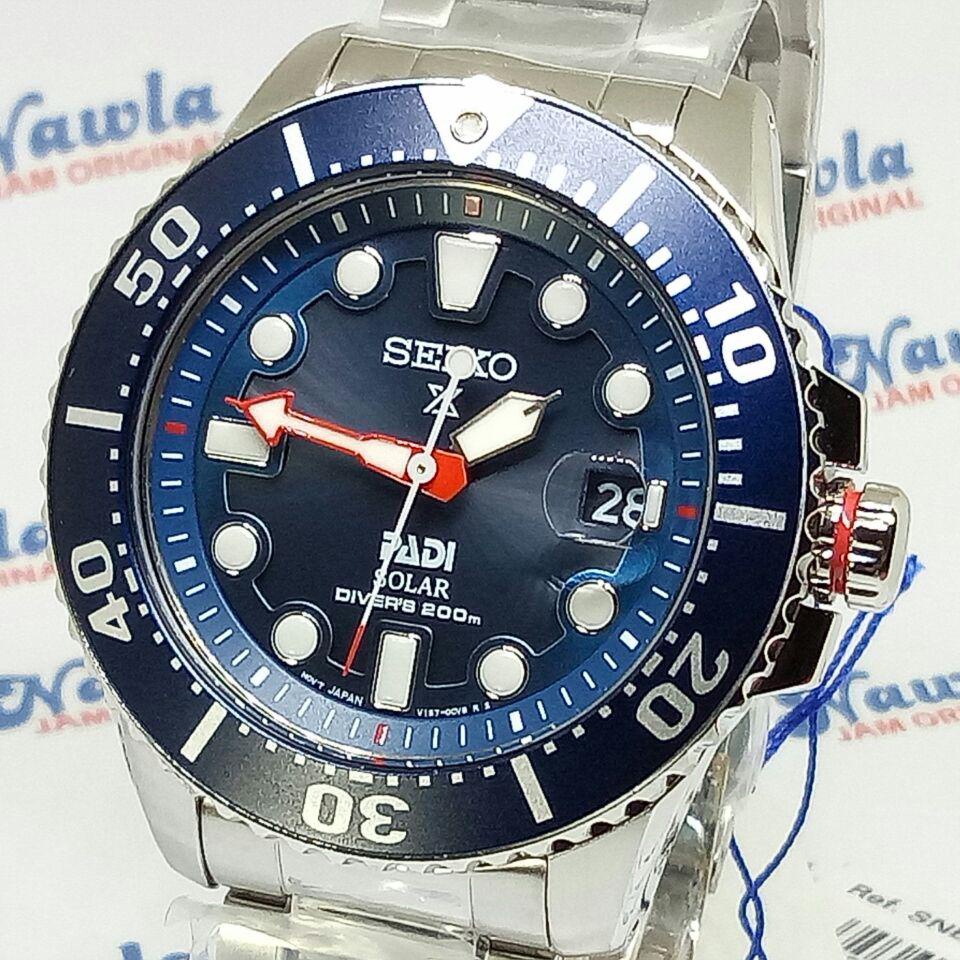 Seiko Prospex SNE549P1 Solar Blue PADI - Jam Tangan Pria SNE549