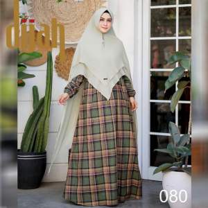 DIJAH 080 set gamis syari by DIJAH