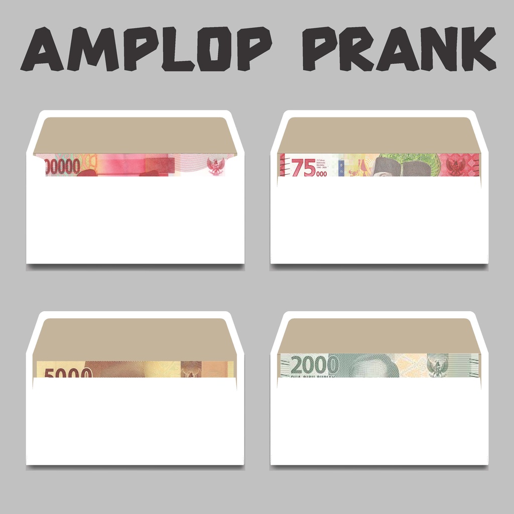 

Amplop Prank Lebaran,idul fitri, imlek, Hari Raya Idul fitri untuk Lucu Lucuan