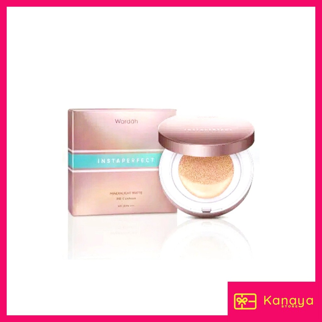 (BISA COD) Wardah Instaperfect Mineralight Matte BB Cushion