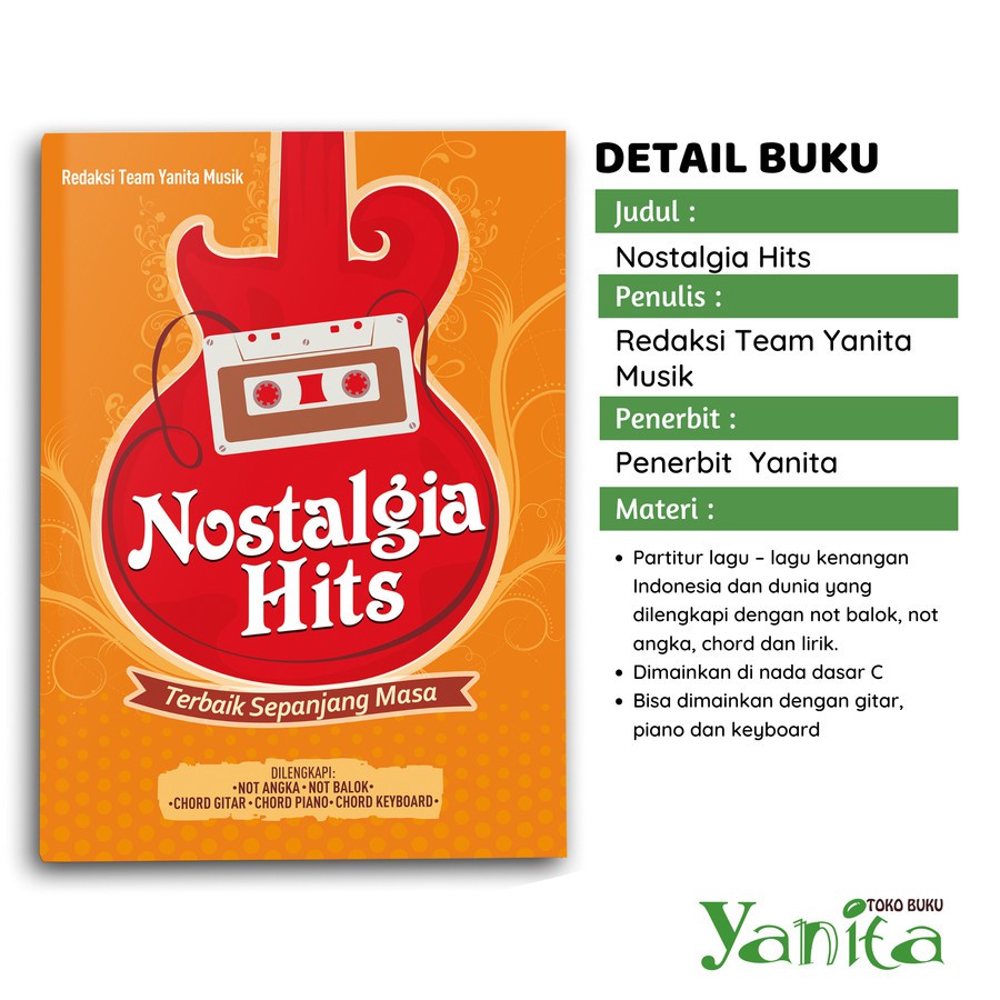 Buku Nostalgia Hits Terbaik Sepanjang Masa - Redaksi Team Yanita Musik