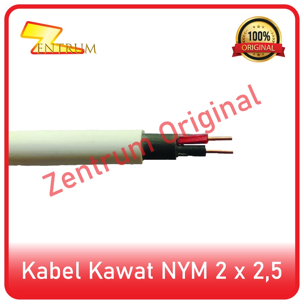 KABEL LISTRIK KAWAT NYM 2 x 2.5 (300 Meter)