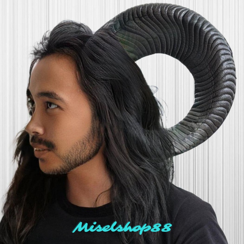 RK tanduk kambing goat horn properti halloween