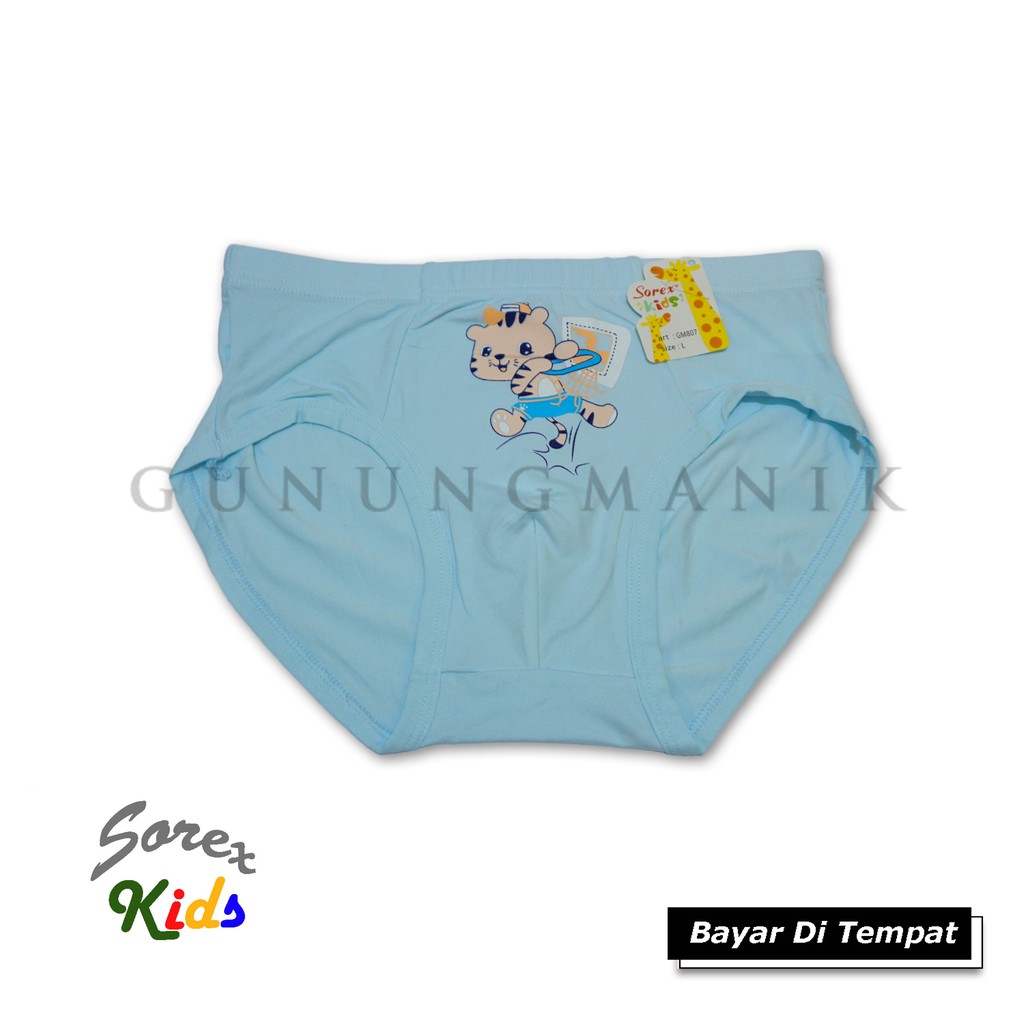 CELANA DALAM ANAK LAKI-LAKI SOREX KIDS MATERIAL SUPER SOFT USIA 4-10 Th termurah