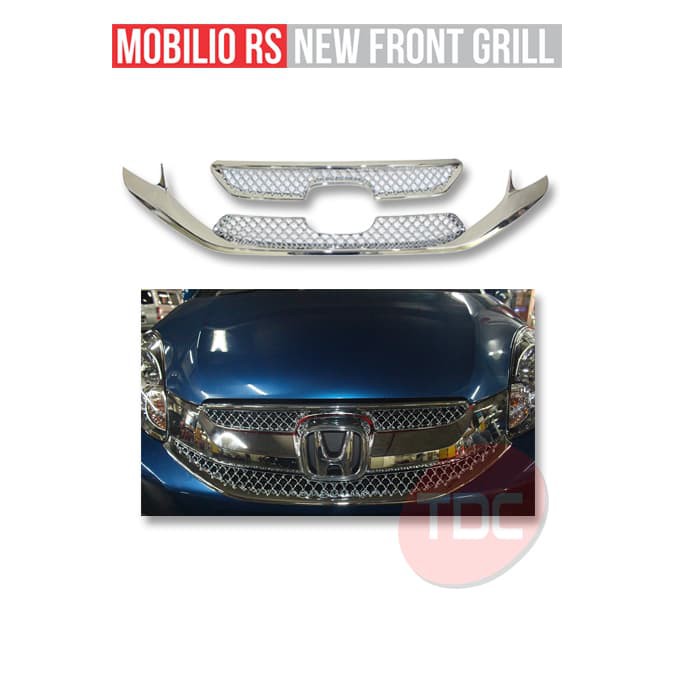 FRONT GRILE RS Chrome Variasi ( Aksesoris ) Honda Mobilio - TDC