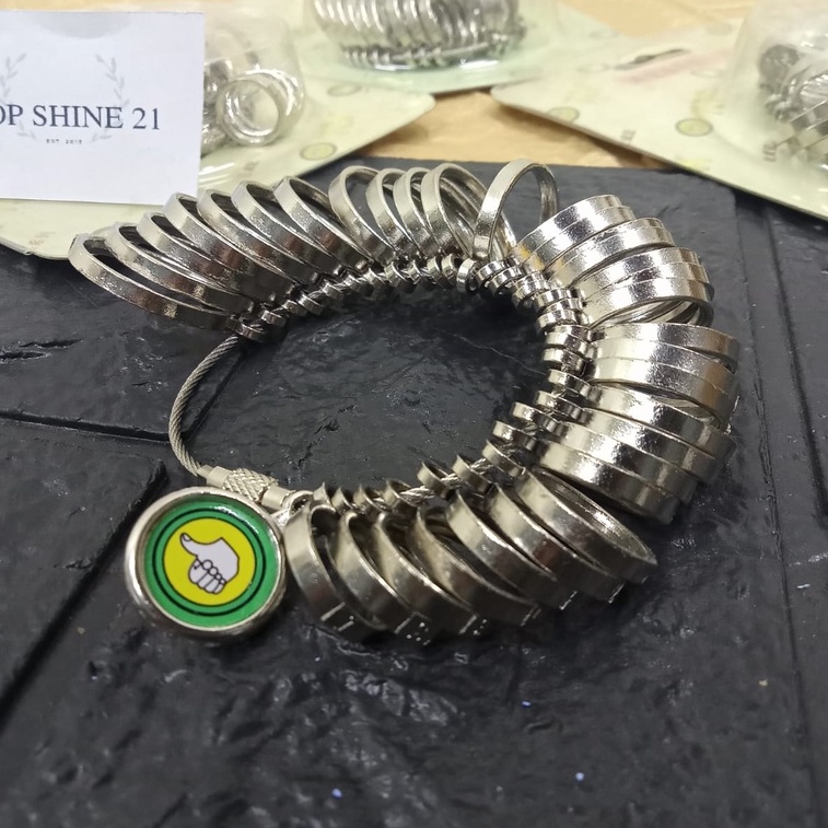 

ALAT UKUR / RING UKURAN JARI CINCIN MERK TSK / RING FINGER SIZE 1 - 33