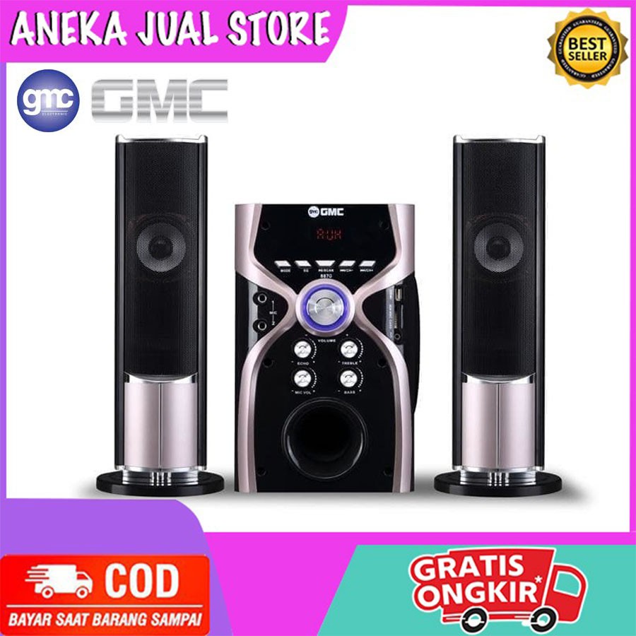 GMC 887G Speaker Multimedia Aktif Ada BLUETOOTH PORT USB